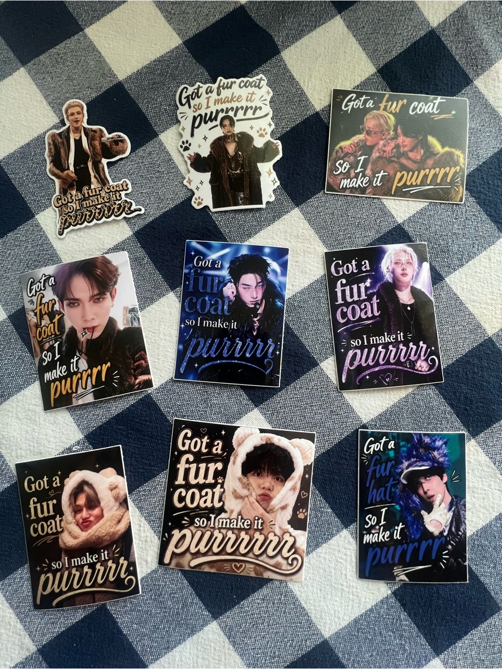 Ateez Got a Fur Coat Sticker Pack